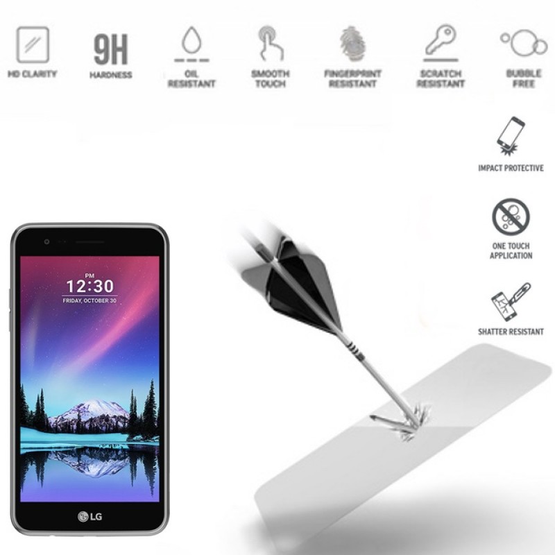 Apsauginis ekrano stiklas (LG K4 2017) Apsauginis ekrano stiklas (LG K4 2017)